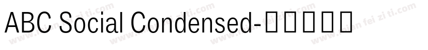 ABC Social Condensed字体转换